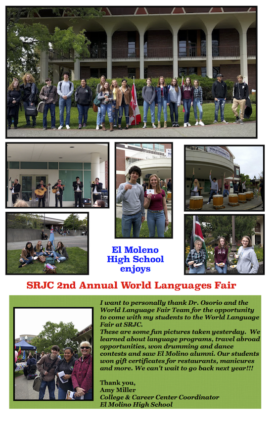 World Languages Fair at El Molino